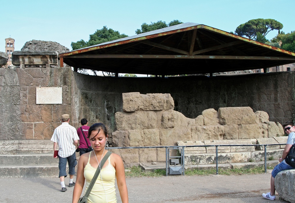 Connie and Temple of Caesar
